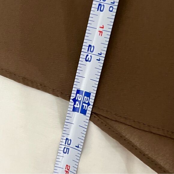 Melrose Market fully lined Chocolate colored camisole with lace trim- NWOT XL - Picture 3 of 9